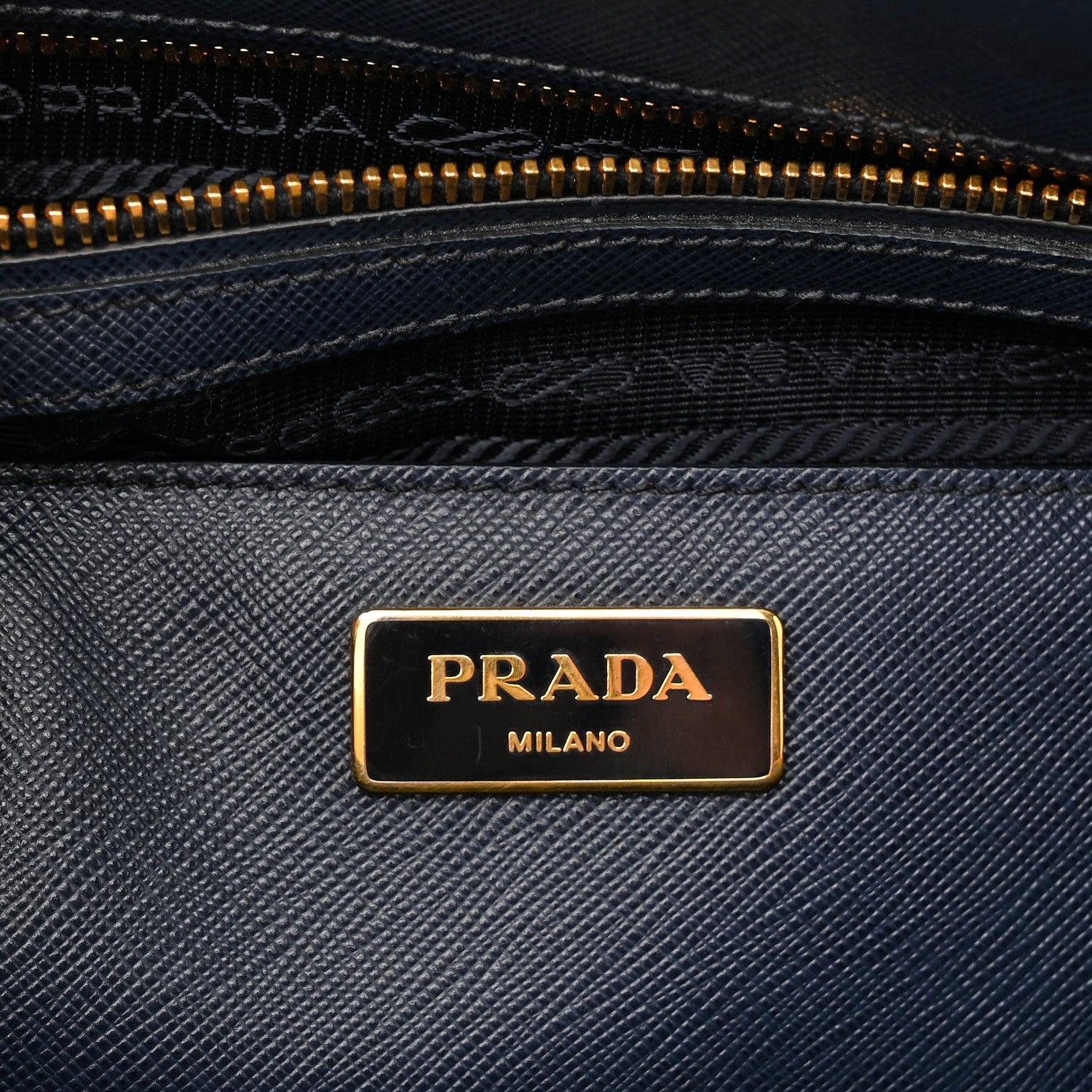 Prada Saffiano Medium Galleria Double Zip Tote Baltico 6 of 13