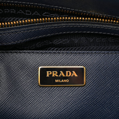 Prada Saffiano Medium Galleria Double Zip Tote Baltico 6 of 13