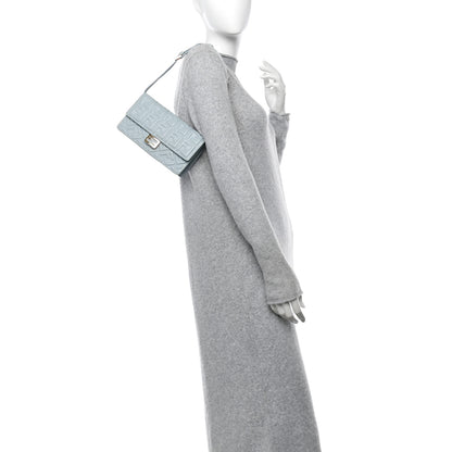 Fendi Nappa Matisse FF Embossed Wallet On Chain Baguette Anice 2 of 9
