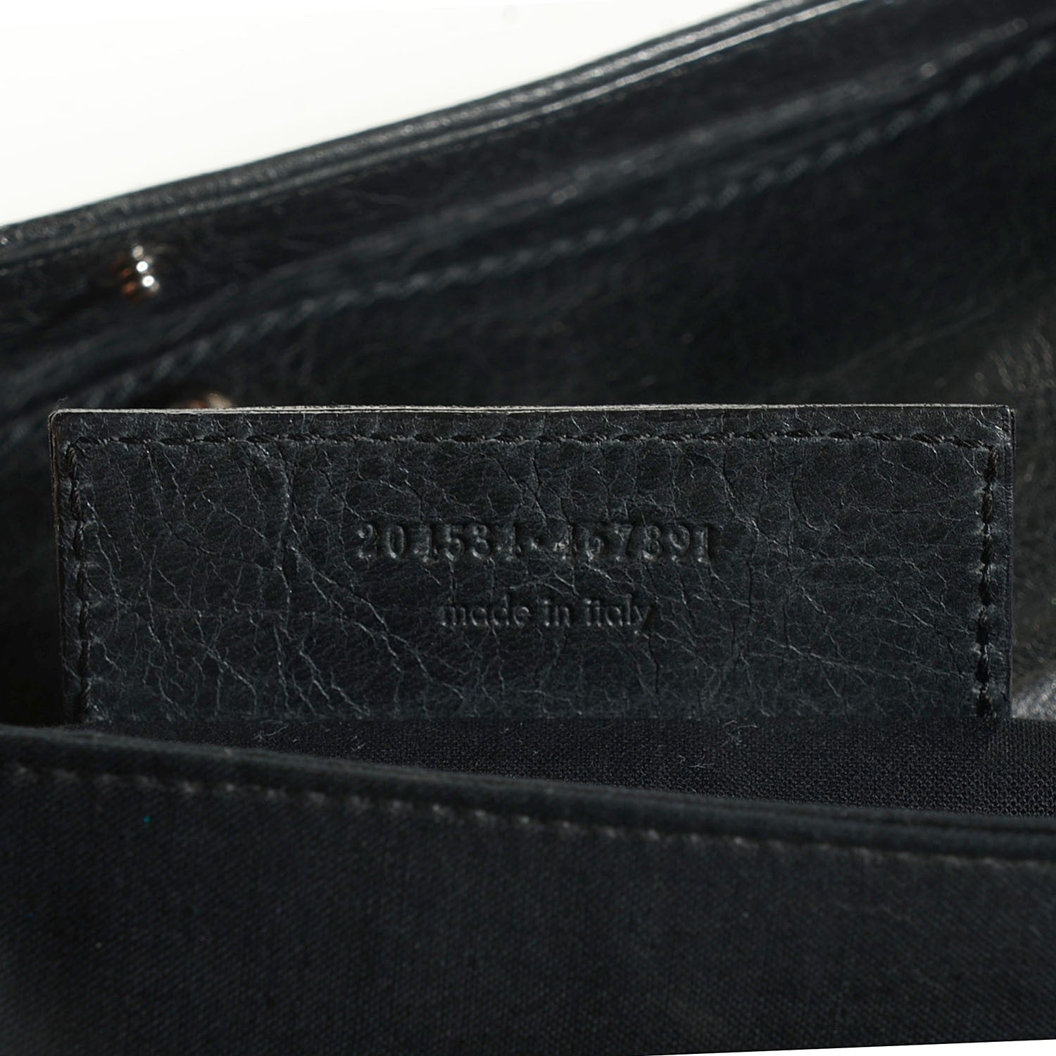 Balenciaga Agneau Giant Brogues Hardware Envelope Clutch Anthracite 18 of 20