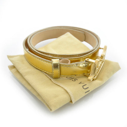 Louis Vuitton Gold Signature LV Initiales Belt 90 36 6 of 6