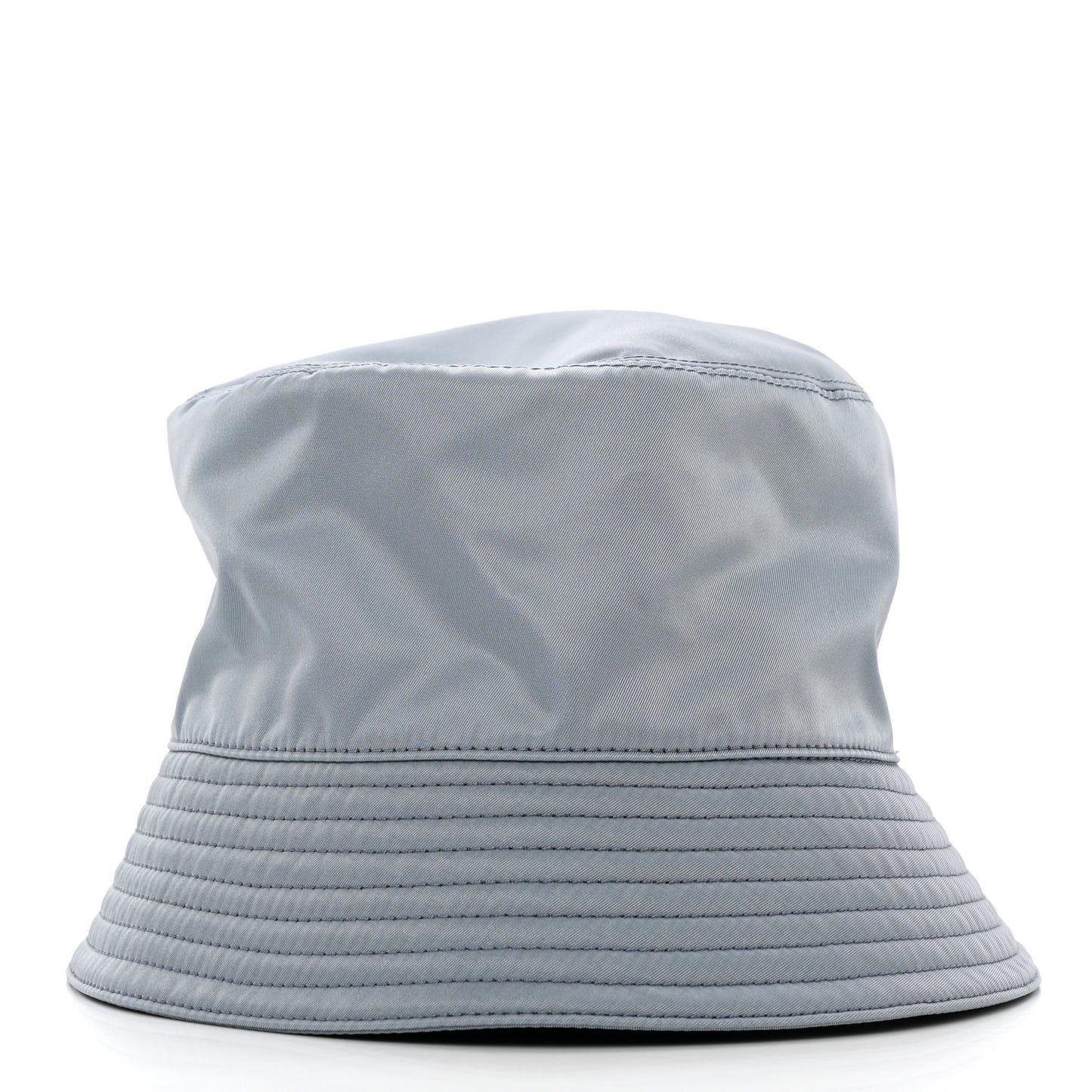 Re-Nylon Metal Triangle Logo Womens Bucket Hat M Fiordaliso