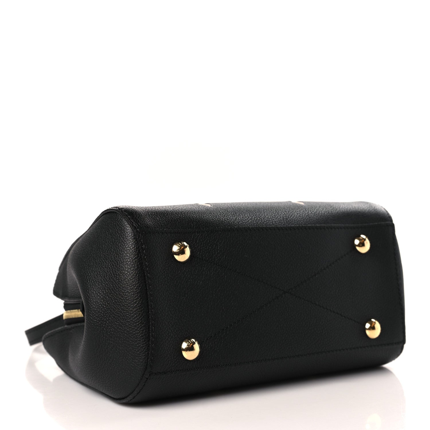 Louis Vuitton Empreinte Monogram Giant Montaigne BB Black Beige 4 of 8