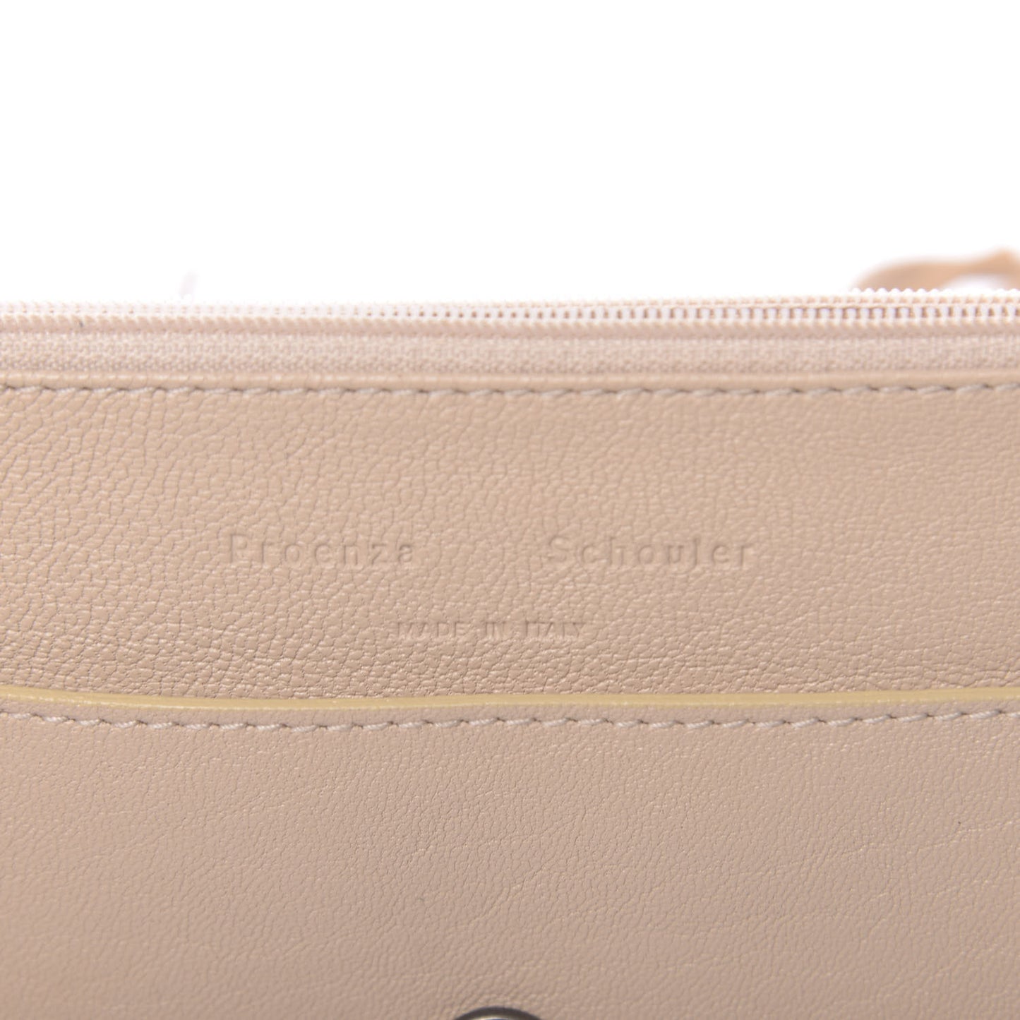 Lambskin Fringe PS1 Chain Wallet Beige