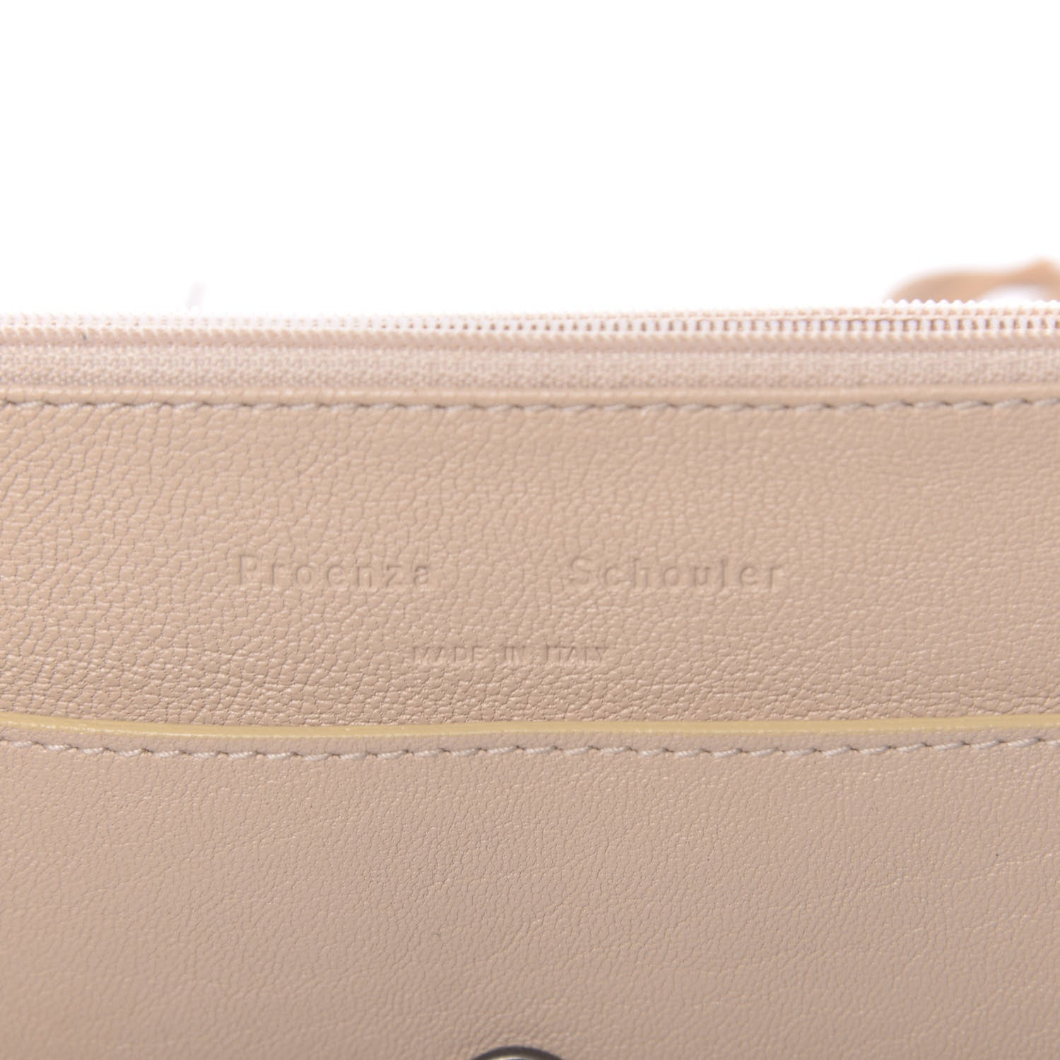 Proenza Schouler Lambskin Fringe PS1 Chain Wallet Beige 7 of 10