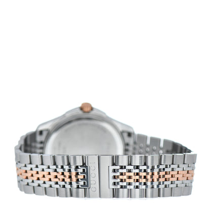 Gucci Stainless Steel 38mm G-Timeless Two Tone Quartz Watch Black 3 of 5
