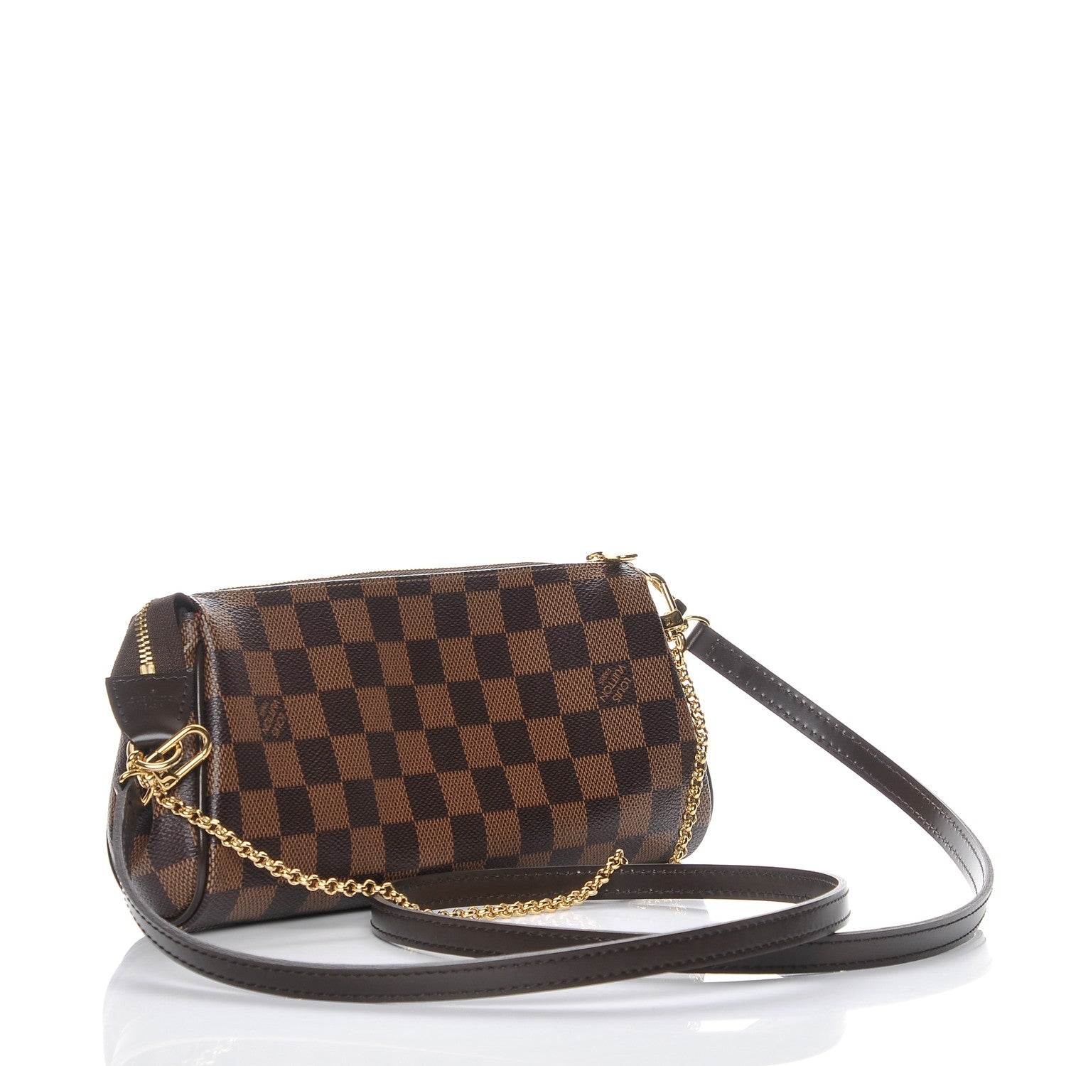 Louis Vuitton Damier Ebene Eva Clutch 3 of 9