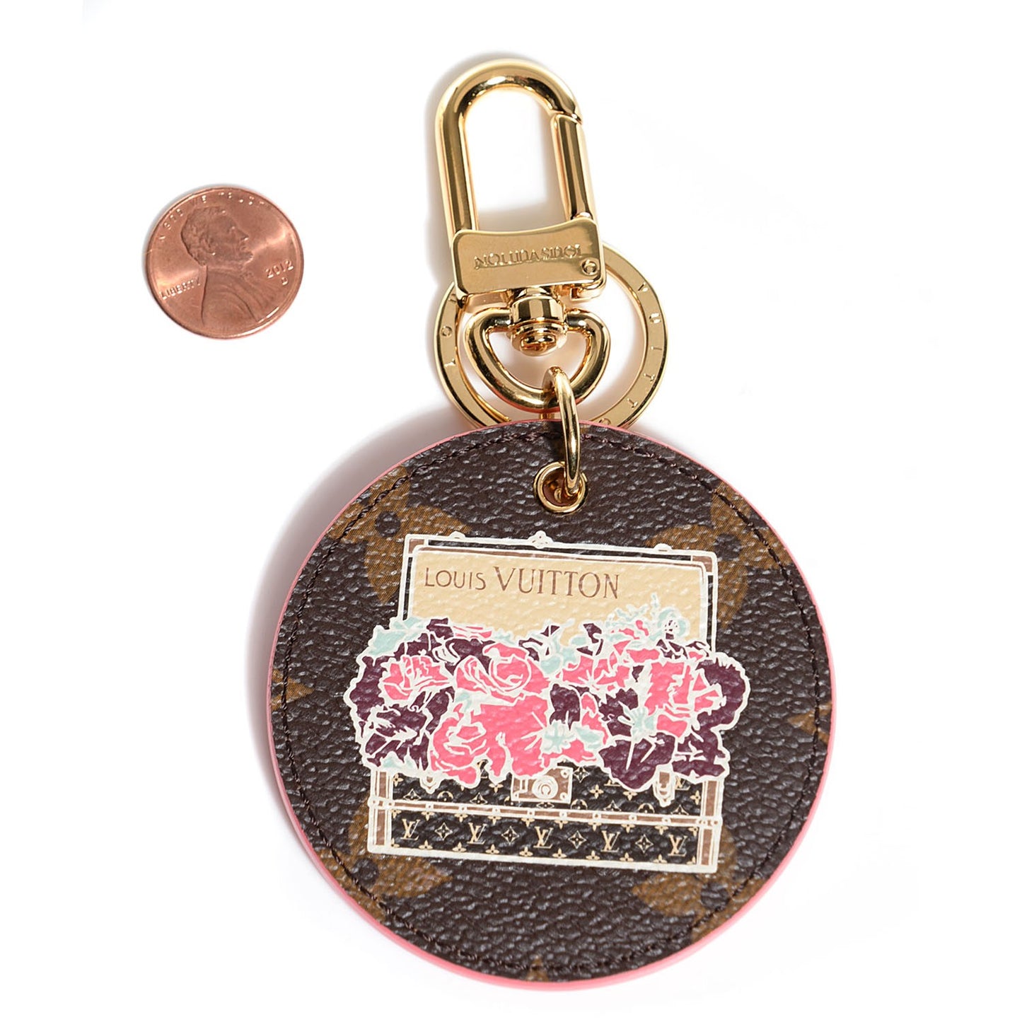 Monogram Illustre Posies Bag Charm