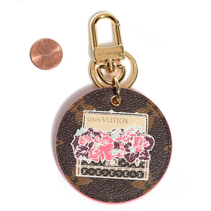 Louis Vuitton Monogram Illustre Posies Bag Charm 2 of 6