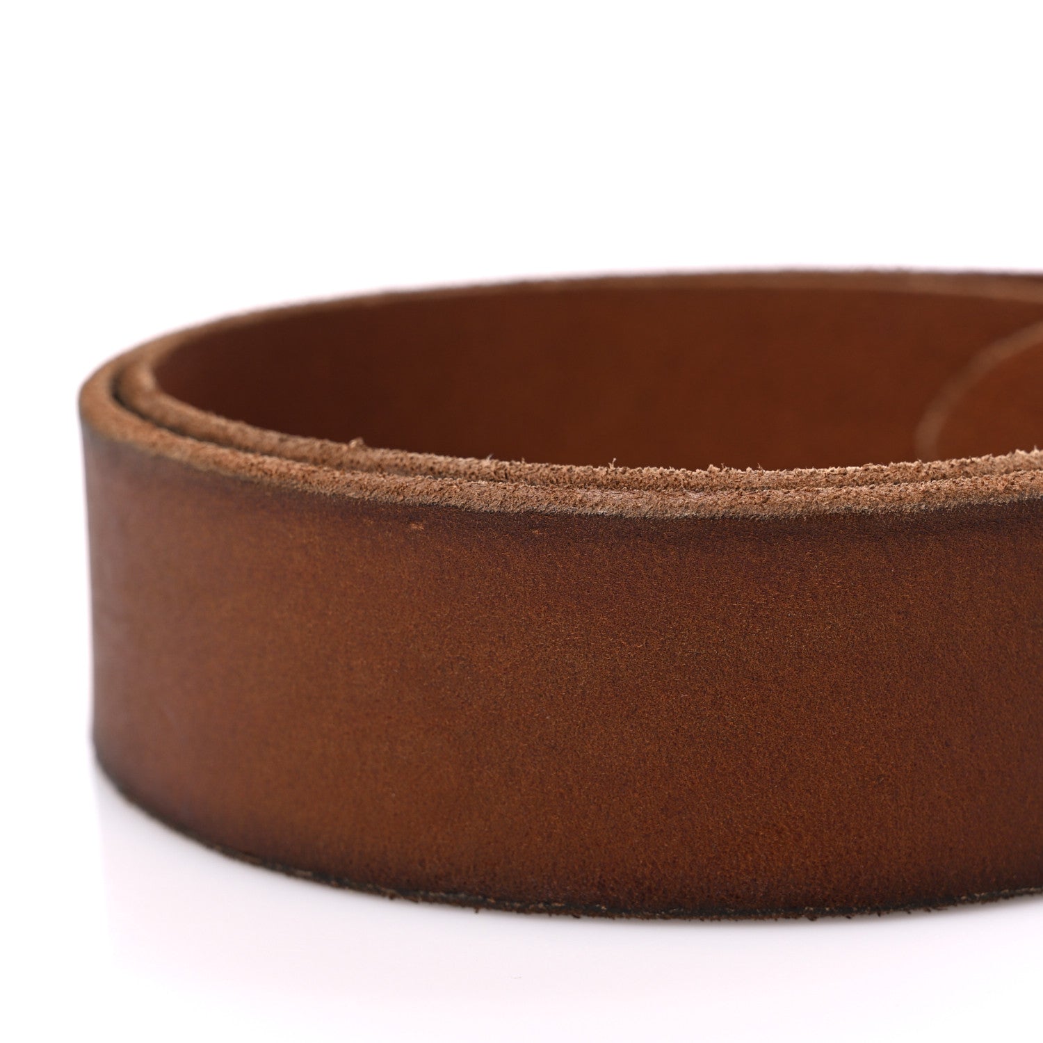 Gucci Cuoio Toscano Nickel Double Double G 40mm Belt 85 34 Cuir 6 of 9