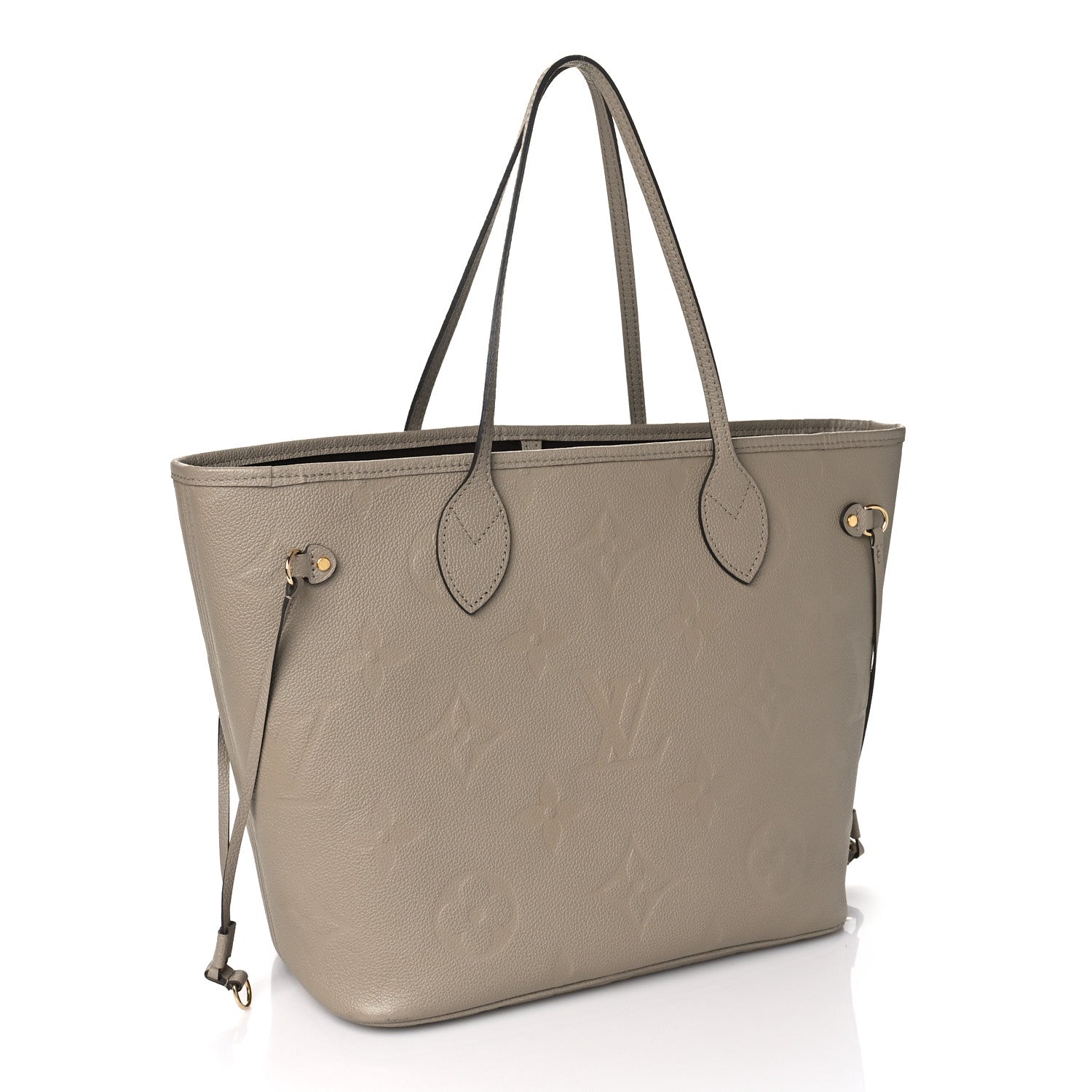 Louis Vuitton Empreinte Monogram Giant Neverfull MM Tourterelle 3 of 9