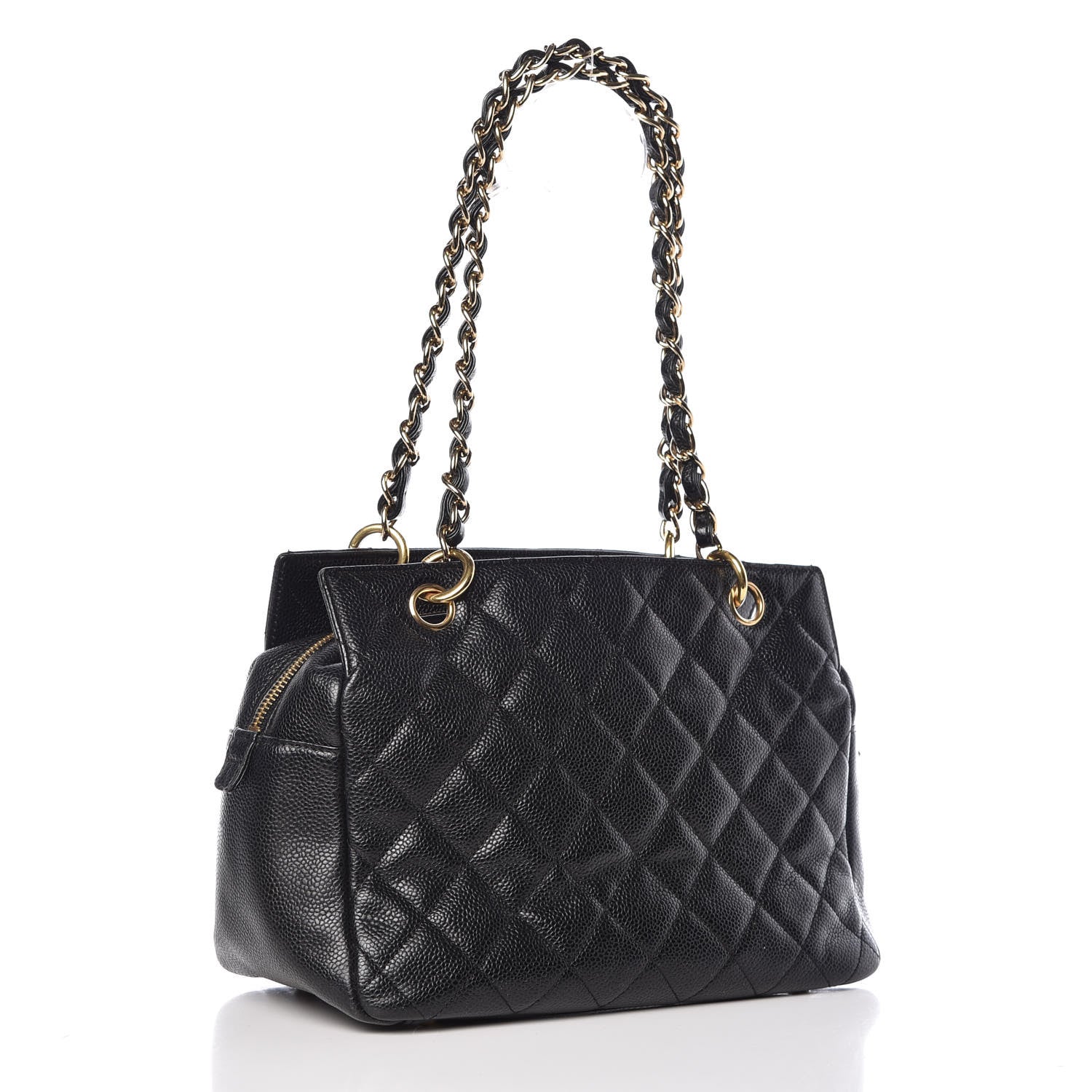 Chanel Caviar Quilted Petit Timeless Tote PTT Black 3 of 8