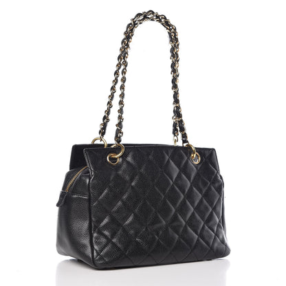 Chanel Caviar Quilted Petit Timeless Tote PTT Black 3 of 8