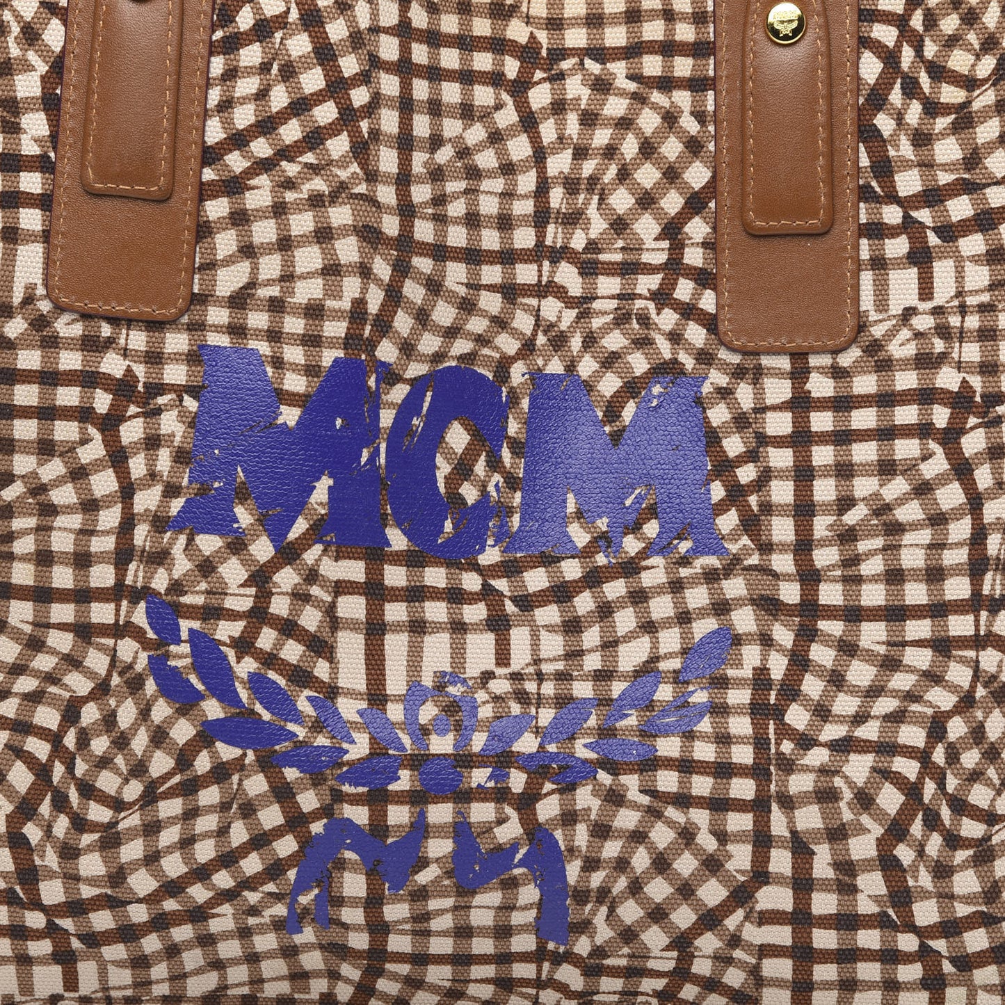 Visetos Medium Liz Reversible Shopper Tote Cognac