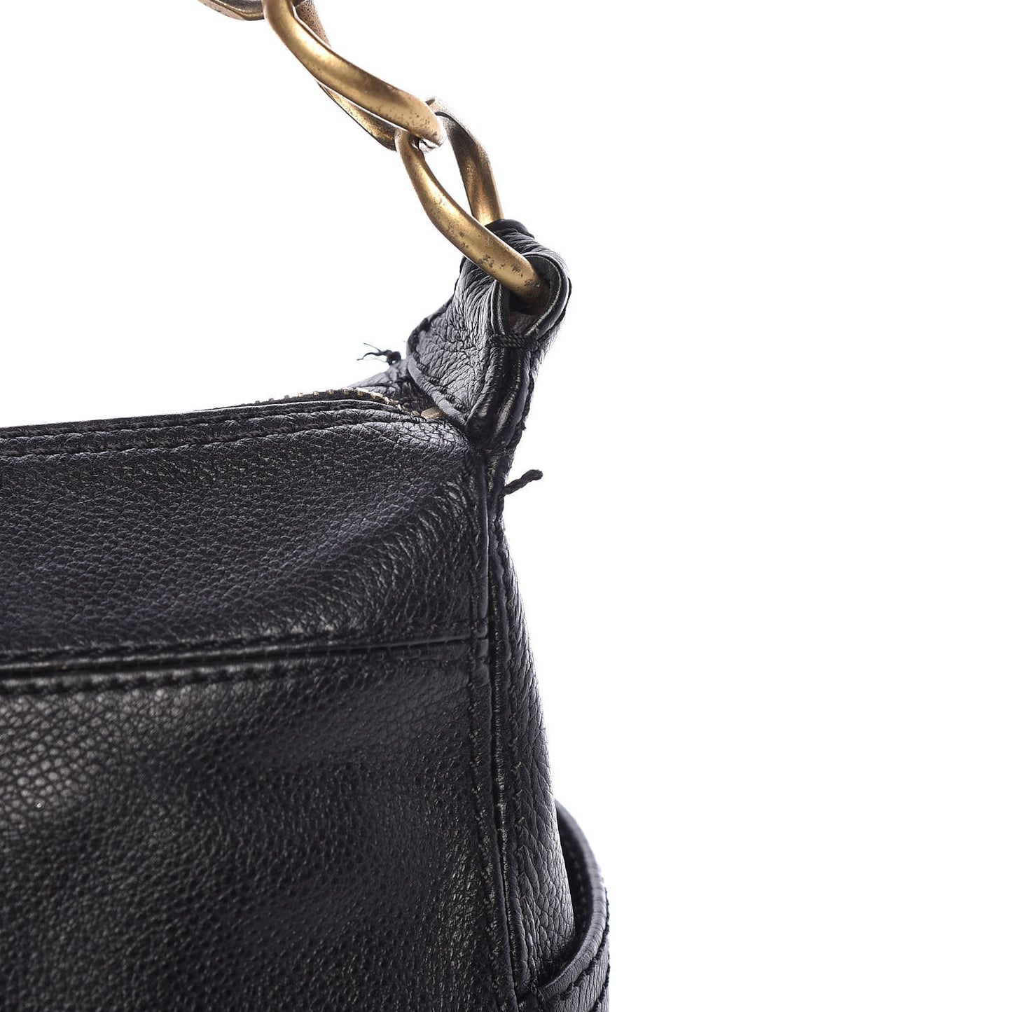 Calfskin Hobo Black
