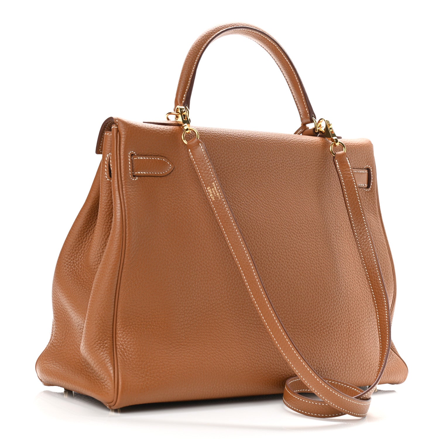 Hermes Togo Kelly Retourne 35 Gold 3 of 10