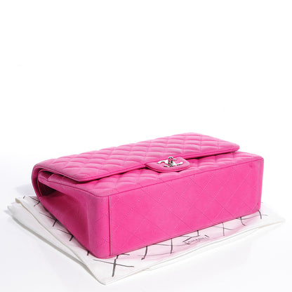Chanel Iridescent Caviar Maxi Double Flap Pink 4 of 8