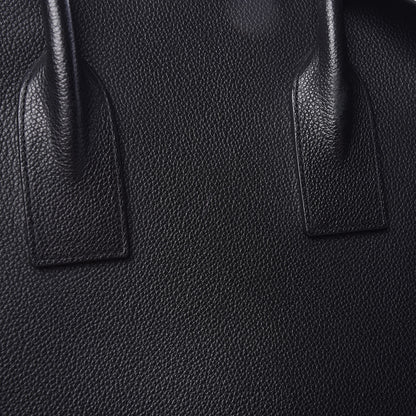 Saint Laurent Grained Calfskin Large Sac De Jour Carryall Black 11 of 16