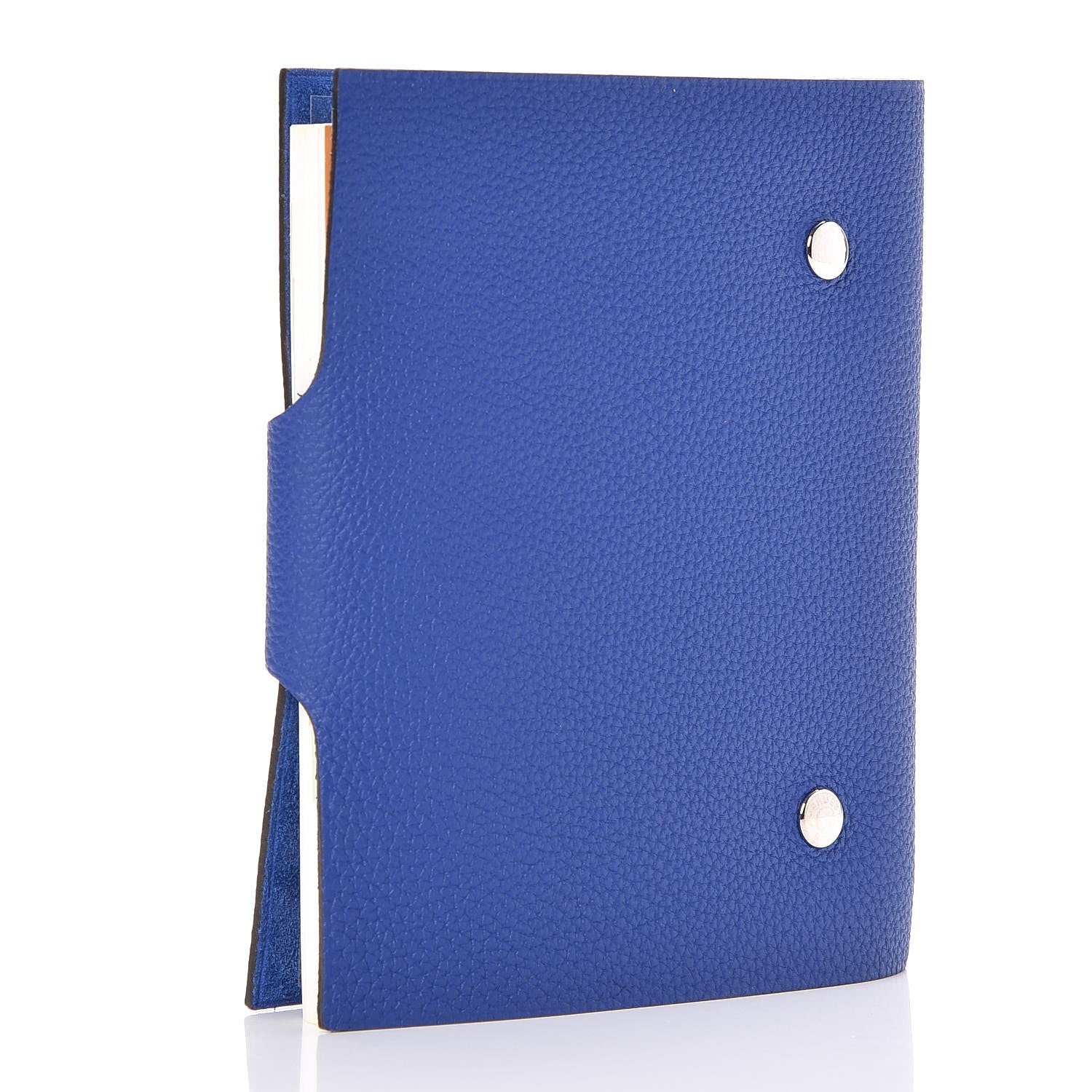 Hermes Togo Ulysse PM Notebook Cover Bleu Electrique 3 of 9