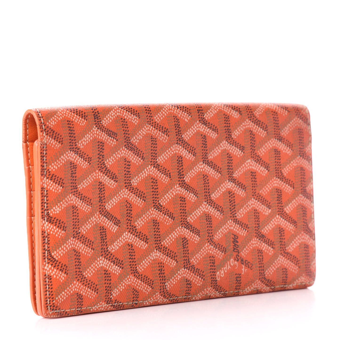 Goyardine Richelieu Wallet Orange