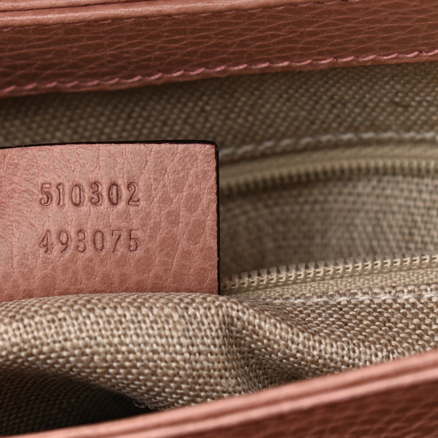 Gucci Dollar Calfskin Interlocking G Top Handle Shoulder Bag Soft Pink 7 of 10