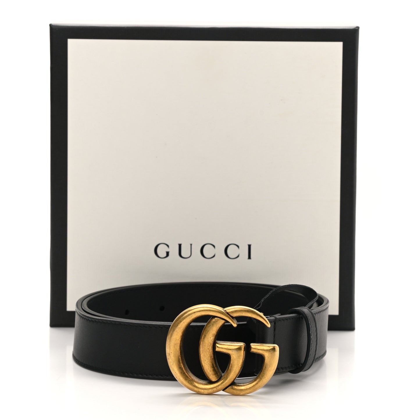 Calfskin Double G 30mm Belt 75 30 Black