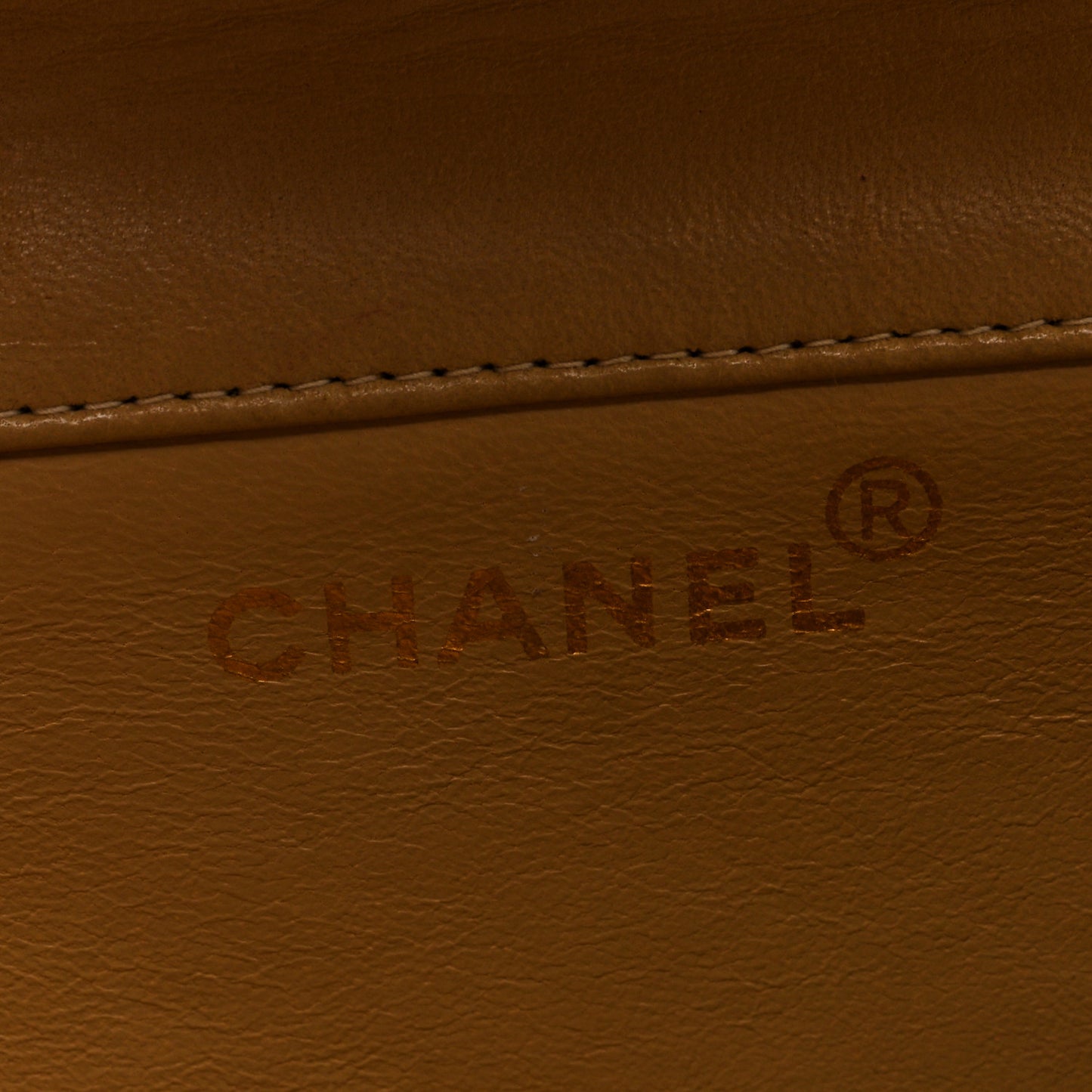 Lambskin Quilted Small Double Sided Flap Beige