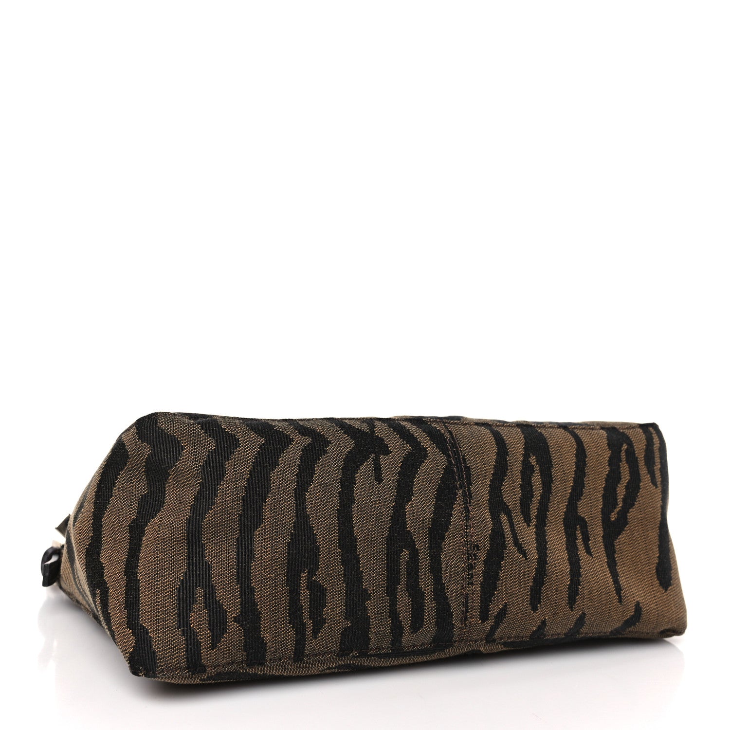 Fendi Canvas Tiger Print Pochette Brown 4 of 8