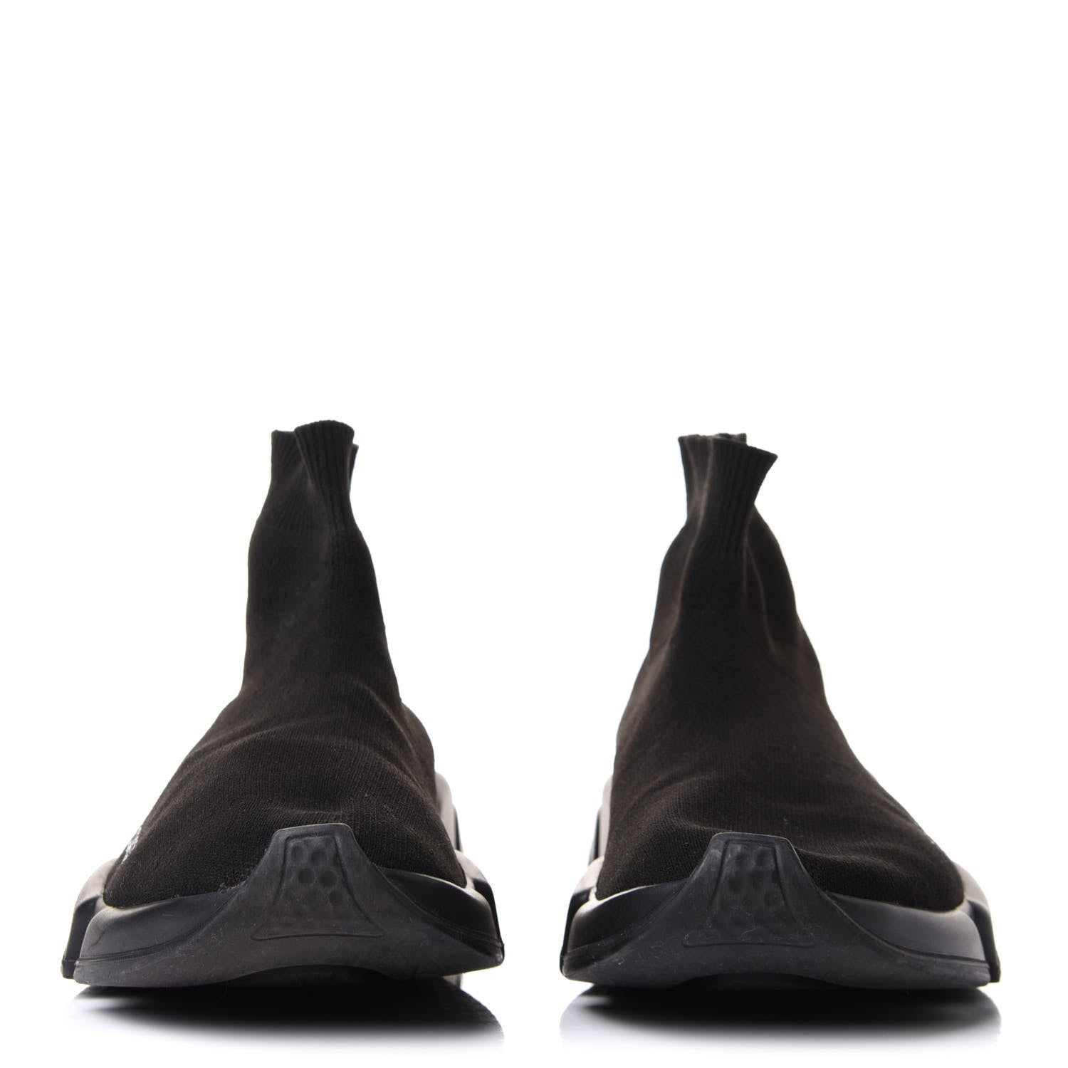 Balenciaga Neoprene Knit Womens Speed Sneakers 37 Black 2 of 9
