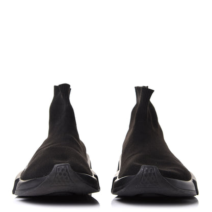 Balenciaga Neoprene Knit Womens Speed Sneakers 37 Black 2 of 9