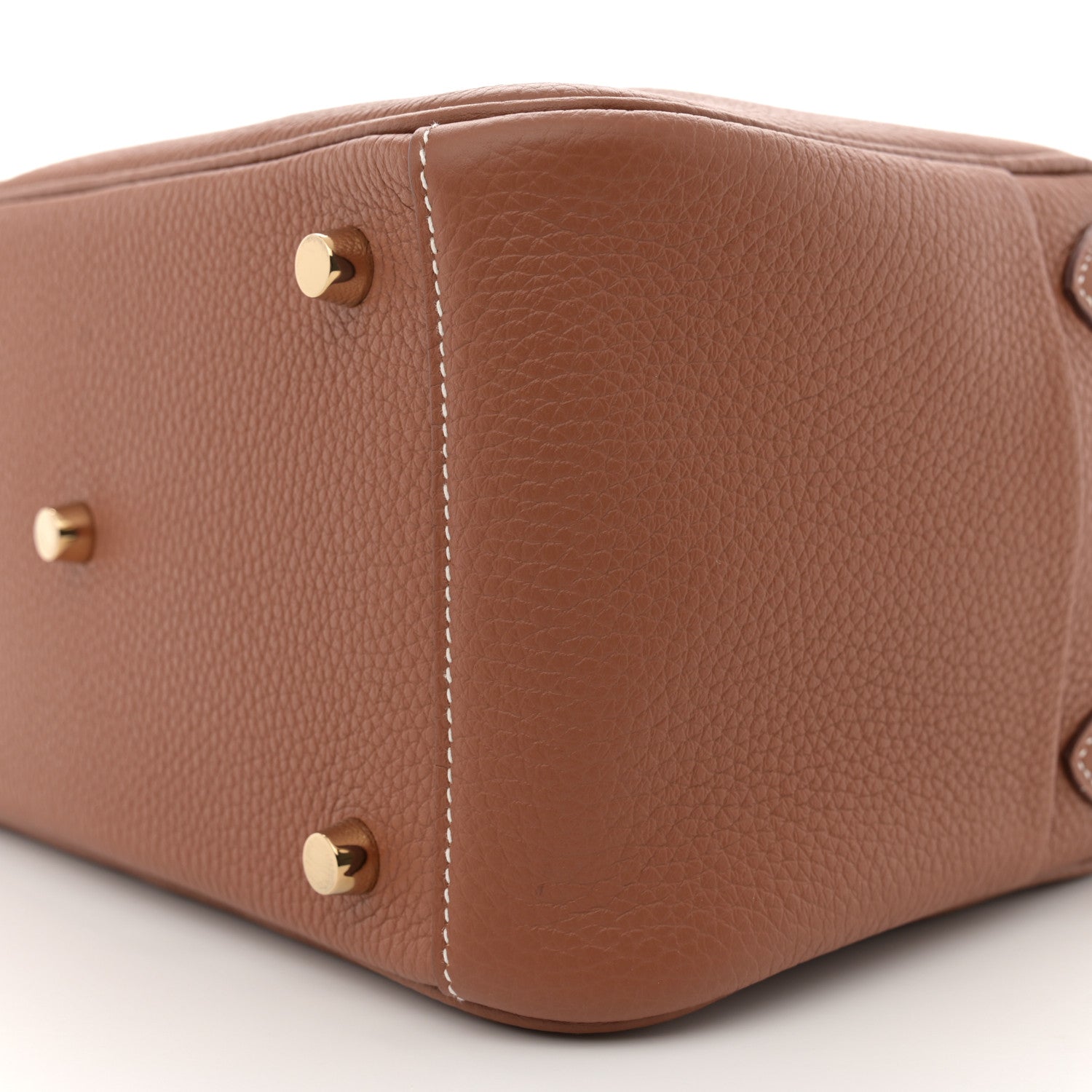 Hermes Taurillon Clemence Lindy 26 Gold 10 of 11