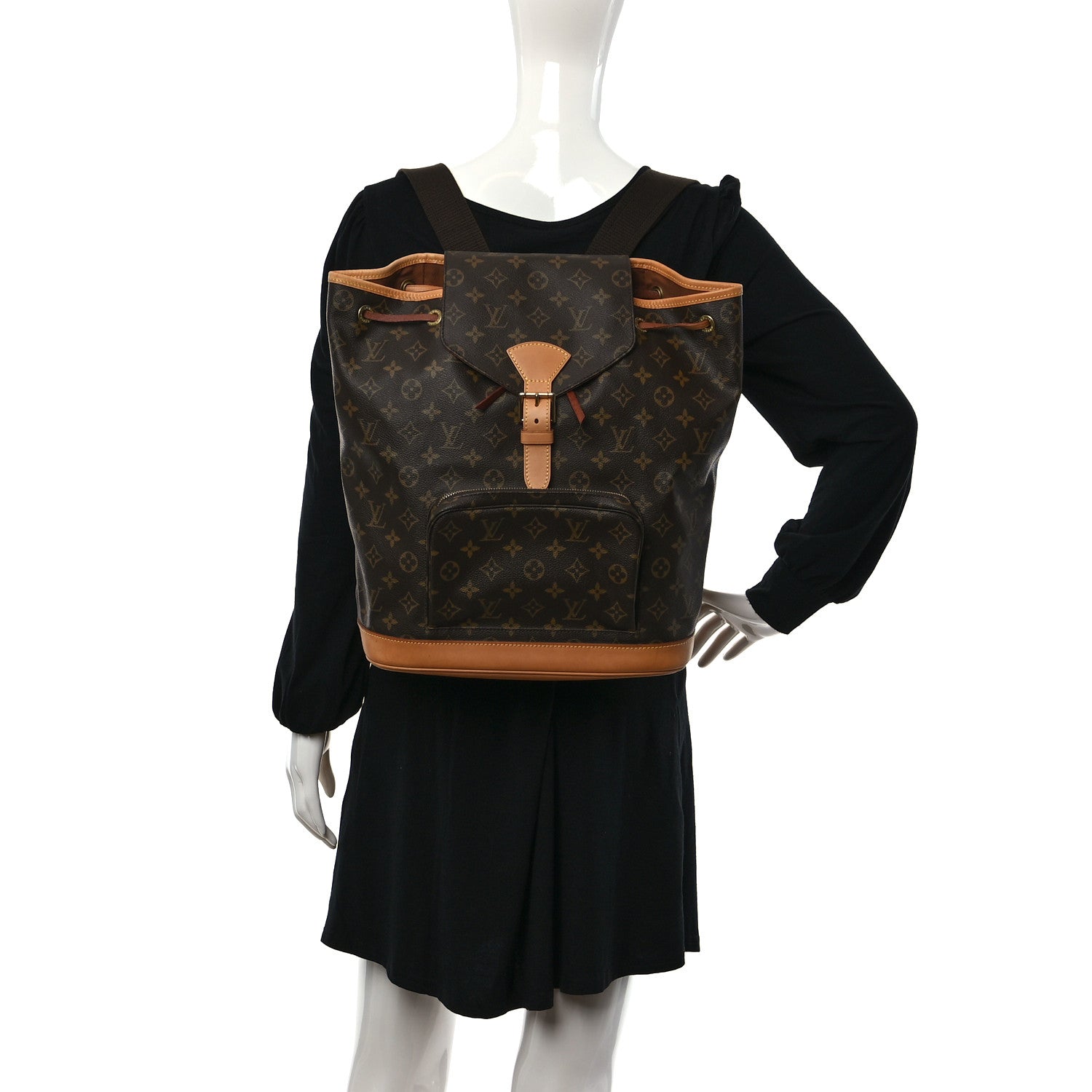Louis Vuitton Monogram Montsouris GM Backpack 3 of 8