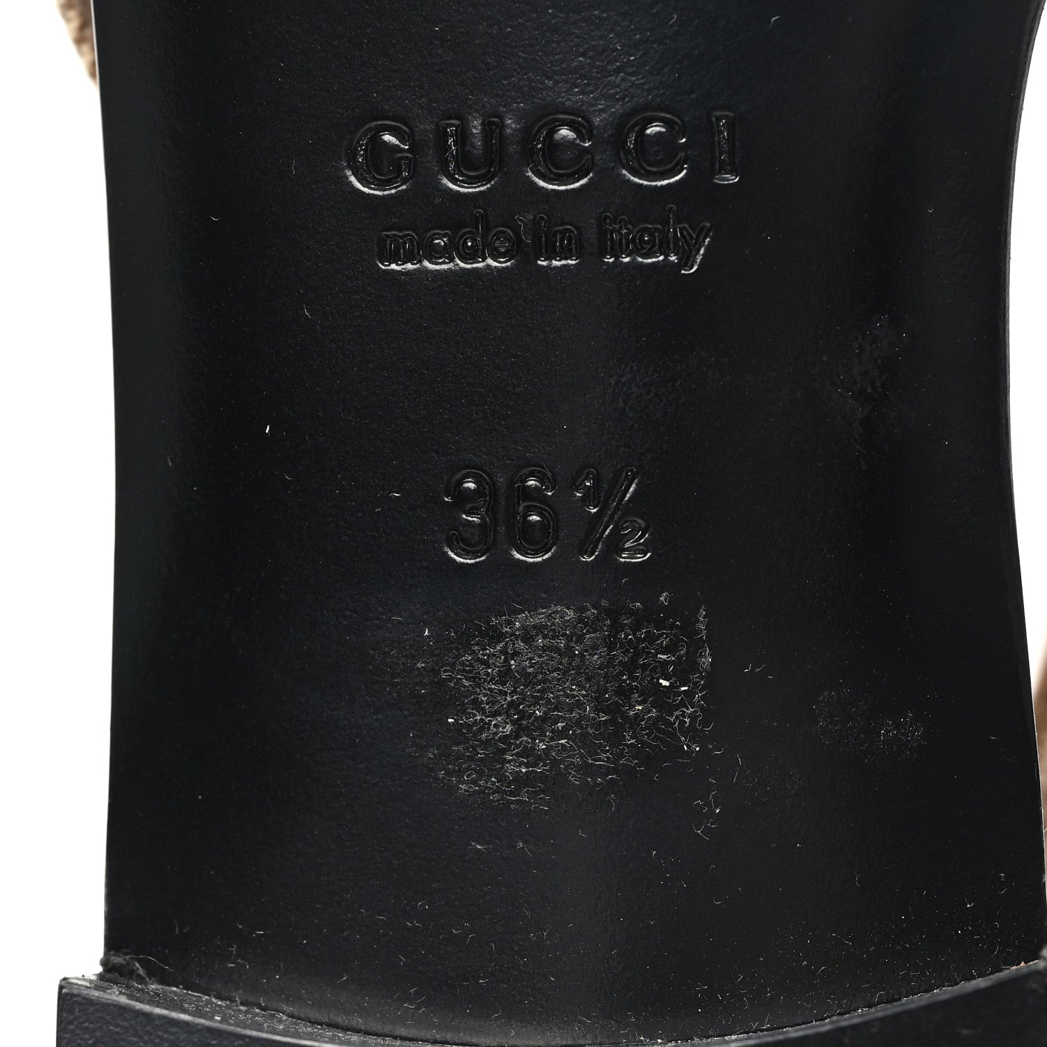 Gucci Monogram Horsebit Womens Slingback Ballet Flat 36.5 Beige Ebony Cocoa 7 of 10