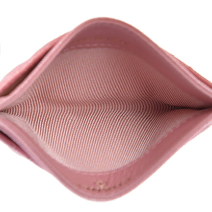 Chanel Iridescent Caviar Quilted Card Holder Rose Pink 5 of 9
