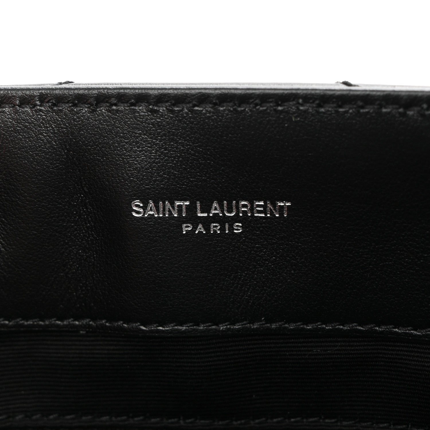 Saint Laurent SAINT LAURENT Calfskin Y Quilted Monogram Large Loulou Chain Satchel Black 7 of 11