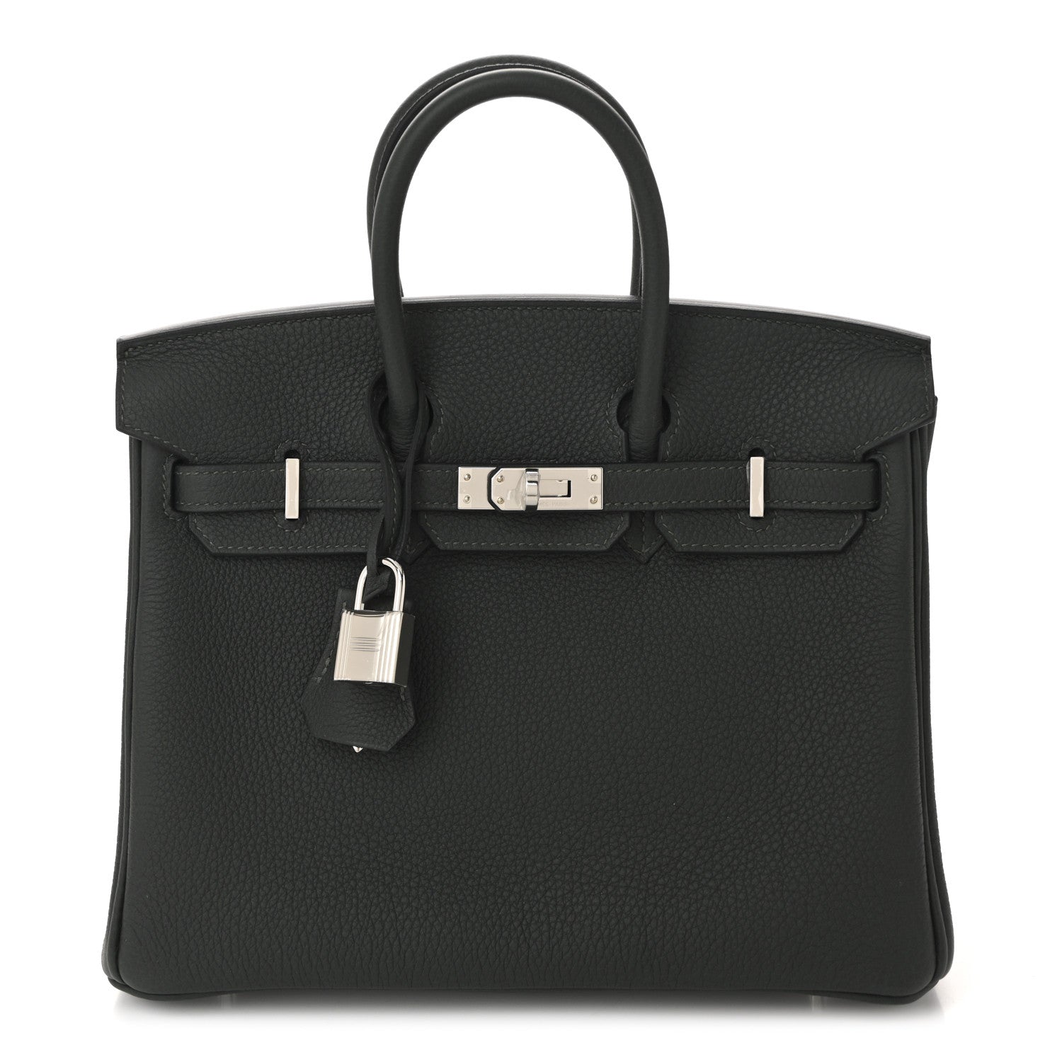 Hermes Togo Birkin 25 Vert Fonce 2 of 21