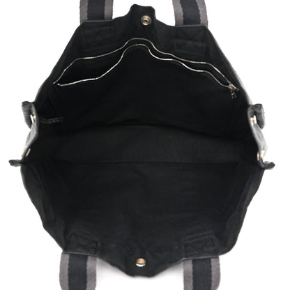 Hermes Canvas Herline MM Tote Black 5 of 15