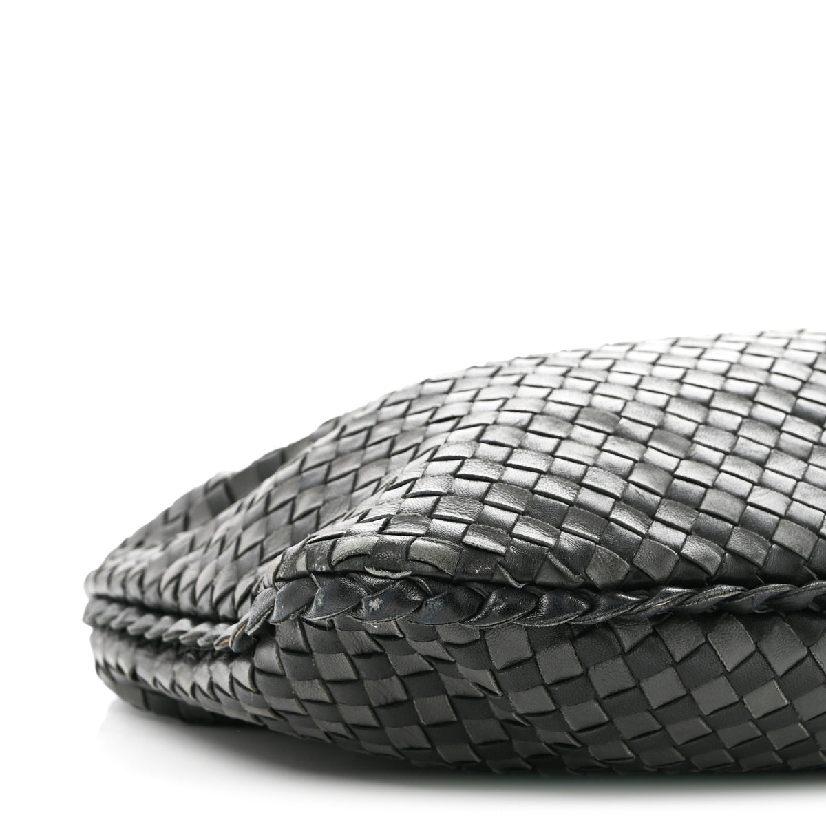 Bottega Veneta Nappa Intrecciato Bi-Color Medium Veneta Hobo Black Grey 10 of 11