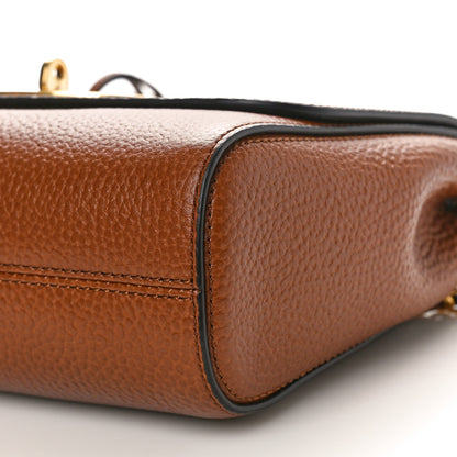 Mulberry Small Classic Grain Calfskin Medium Lily Flap Oak 9 of 9