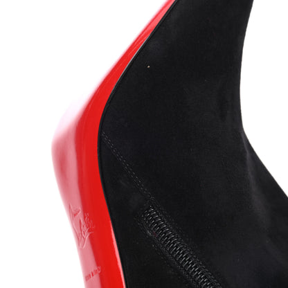 Christian Louboutin Veau Velours Eloise Booty 85 Ankle Boots 41 Black 8 of 23