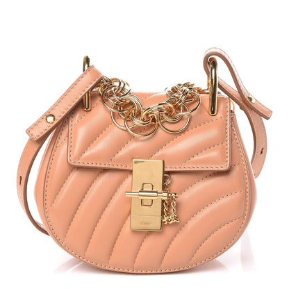 Chloe Calfskin Quilted Mini Drew Bijou Shoulder Bag Blushy Pink 1 of 12
