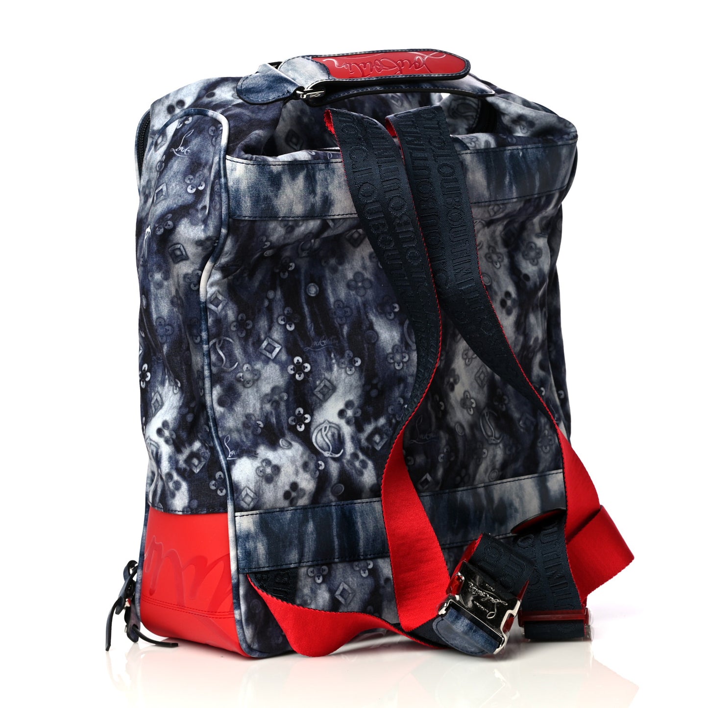 Denim Tie Dye Punk Hop'n Zip Backpack Multicolor