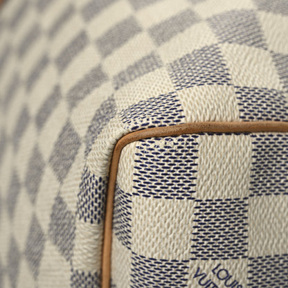 Louis Vuitton Damier Azur Keepall Bandouliere 55 22 of 22