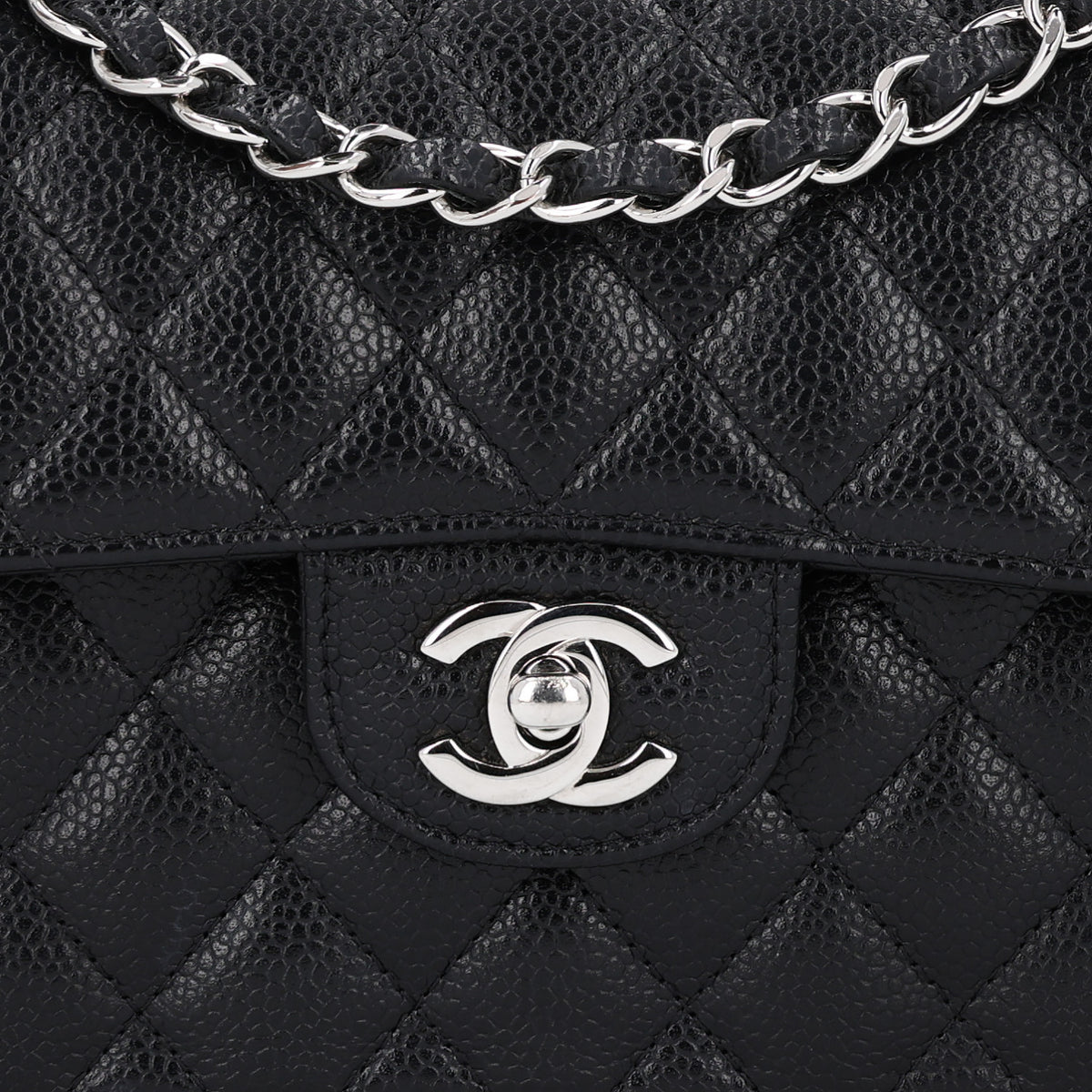 Chanel Caviar Quilted Small Double Flap Black 8 of 10