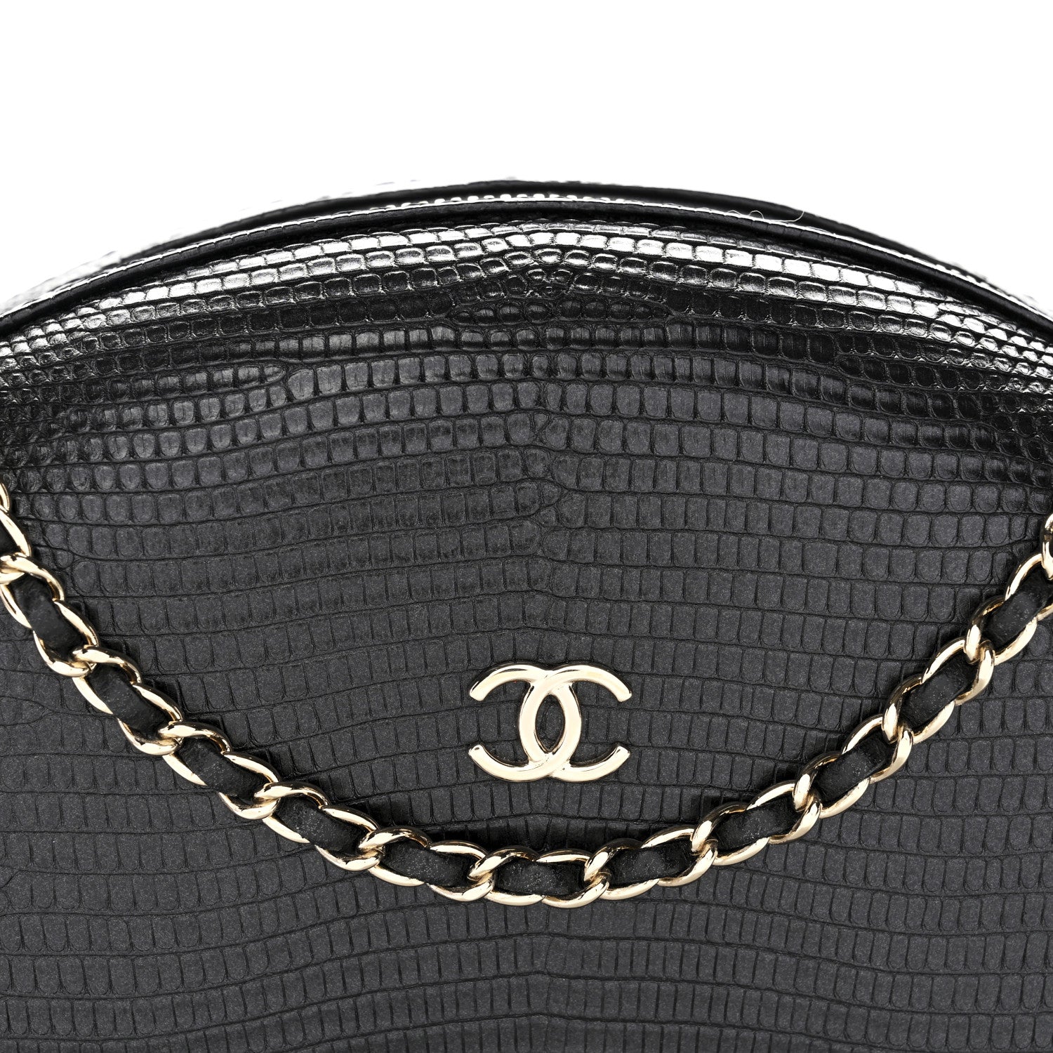 Chanel Lizard City Evening Box Black 8 of 10