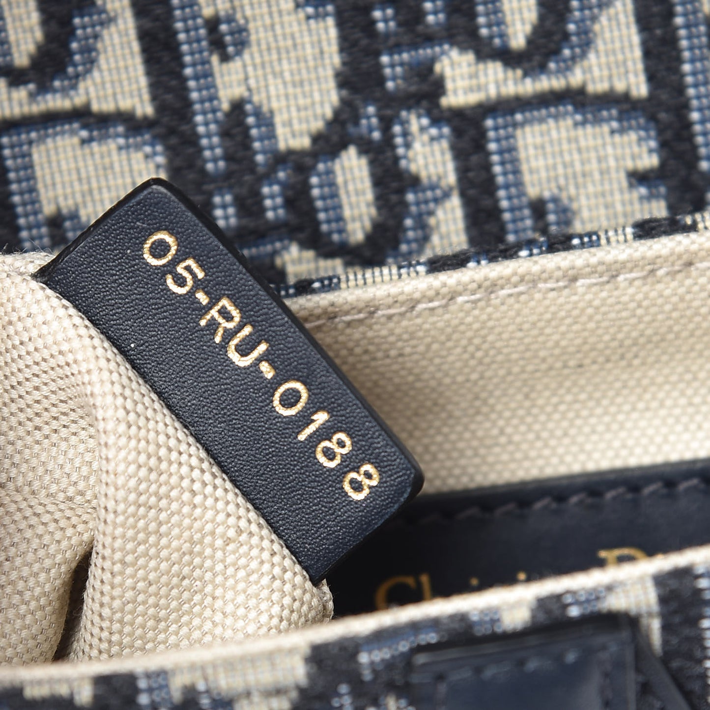 Oblique Mini Saddle Bag Blue