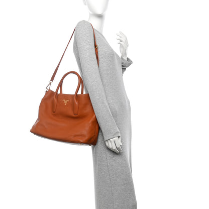 Prada Vitello Daino Tote Rame 2 of 13