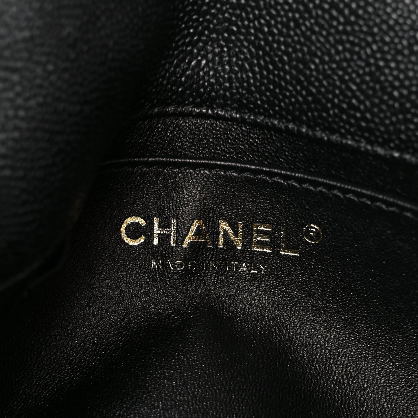 Caviar Quilted Mini Sweetheart Rectangular Flap Black