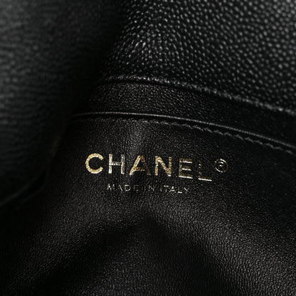Chanel Caviar Quilted Mini Sweetheart Rectangular Flap Black 6 of 12