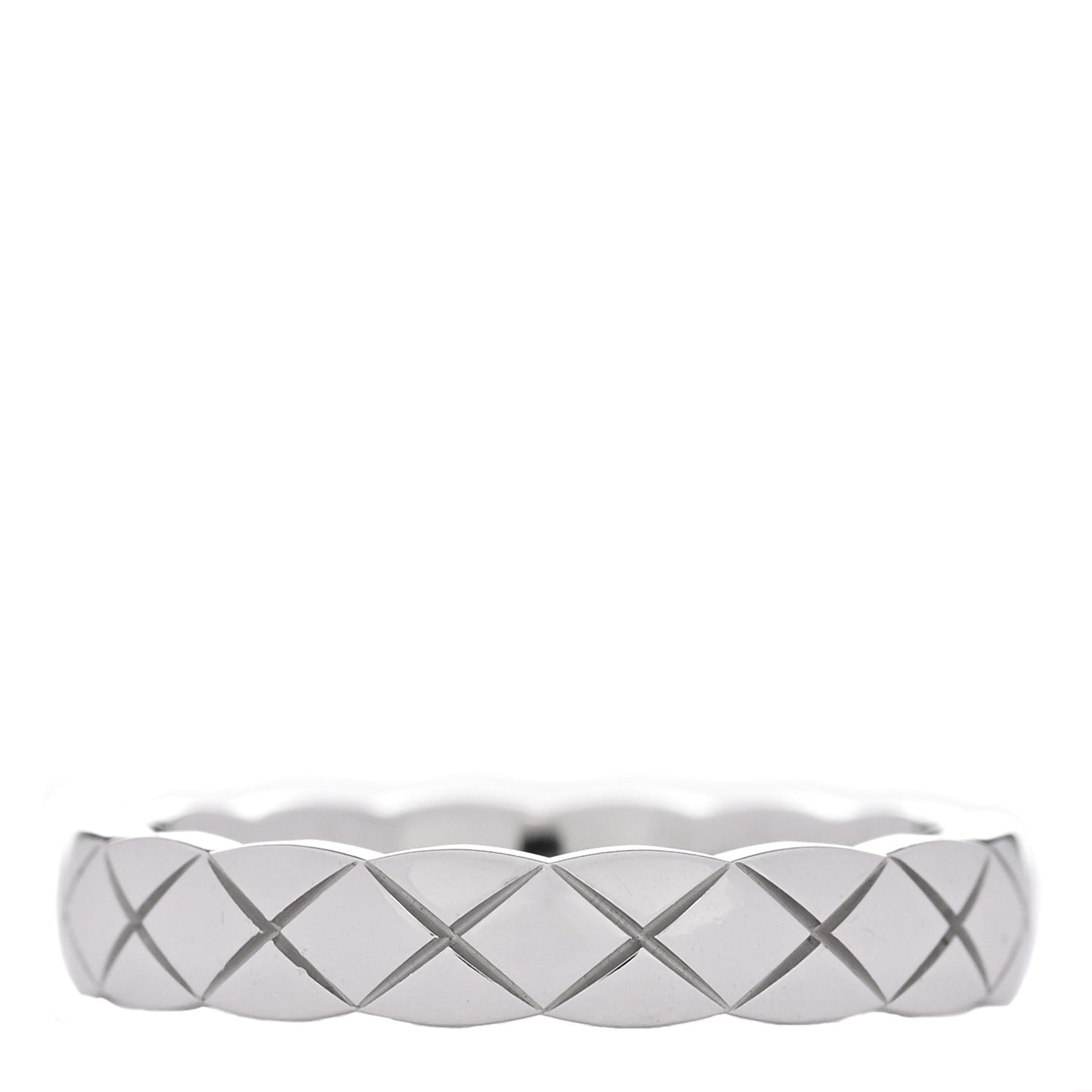 18K White Gold Mini Coco Crush Ring 45 3.25